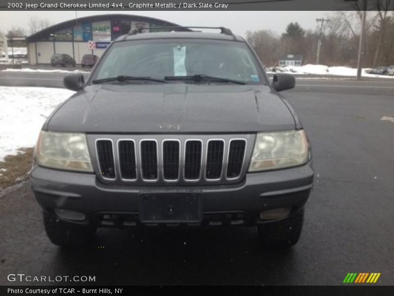 Graphite Metallic / Dark Slate Gray 2002 Jeep Grand Cherokee Limited 4x4