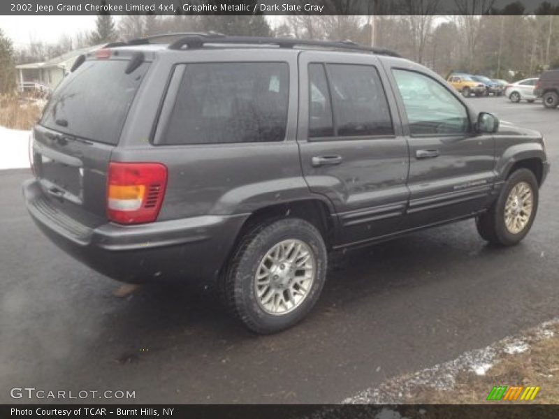 Graphite Metallic / Dark Slate Gray 2002 Jeep Grand Cherokee Limited 4x4