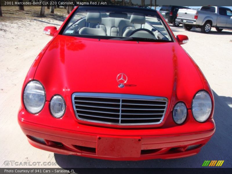 Magma Red / Ash 2001 Mercedes-Benz CLK 320 Cabriolet