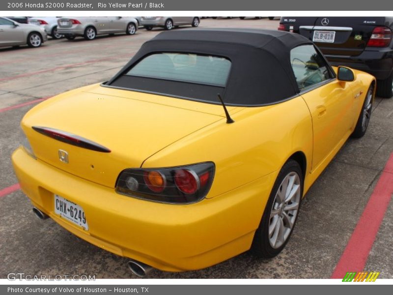 Rio Yellow Pearl / Black 2006 Honda S2000 Roadster