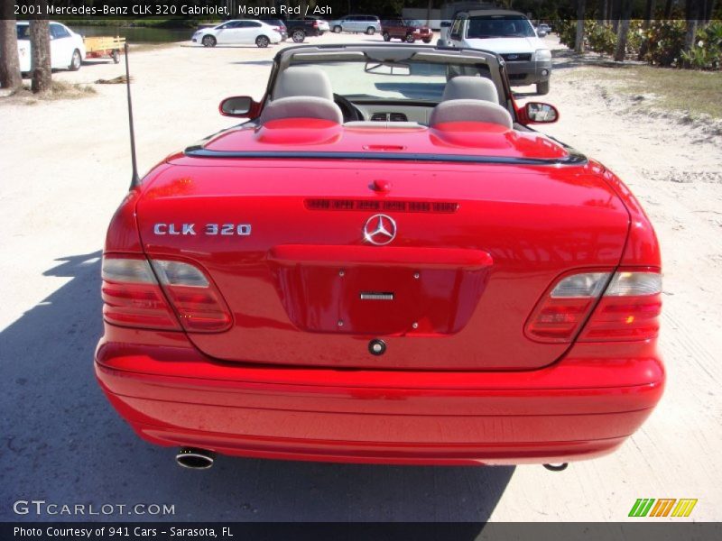 Magma Red / Ash 2001 Mercedes-Benz CLK 320 Cabriolet
