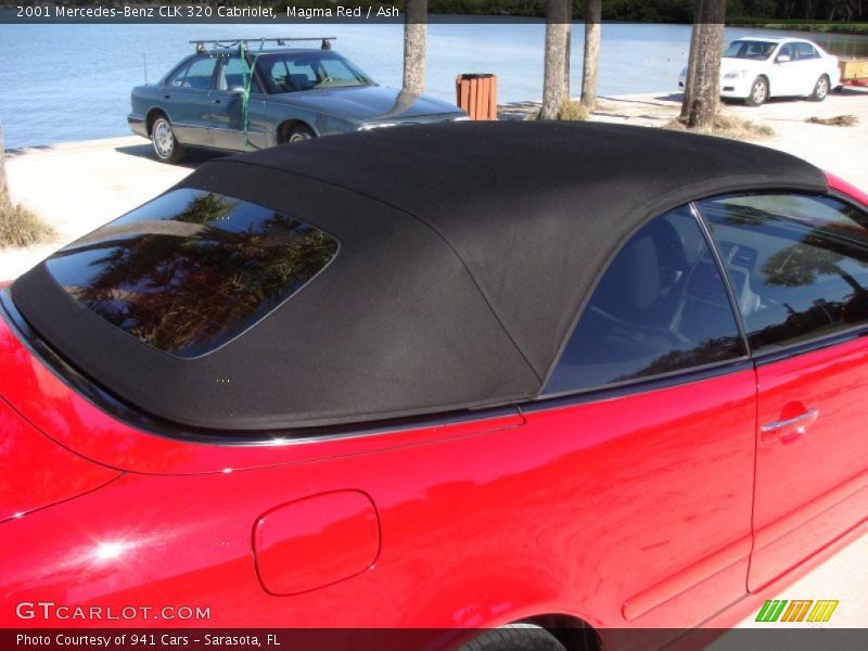 Magma Red / Ash 2001 Mercedes-Benz CLK 320 Cabriolet