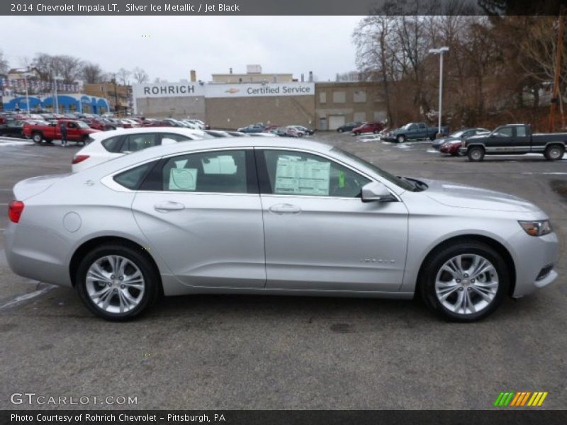 Silver Ice Metallic / Jet Black 2014 Chevrolet Impala LT