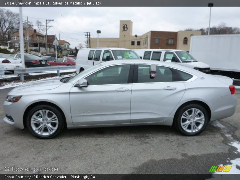 Silver Ice Metallic / Jet Black 2014 Chevrolet Impala LT