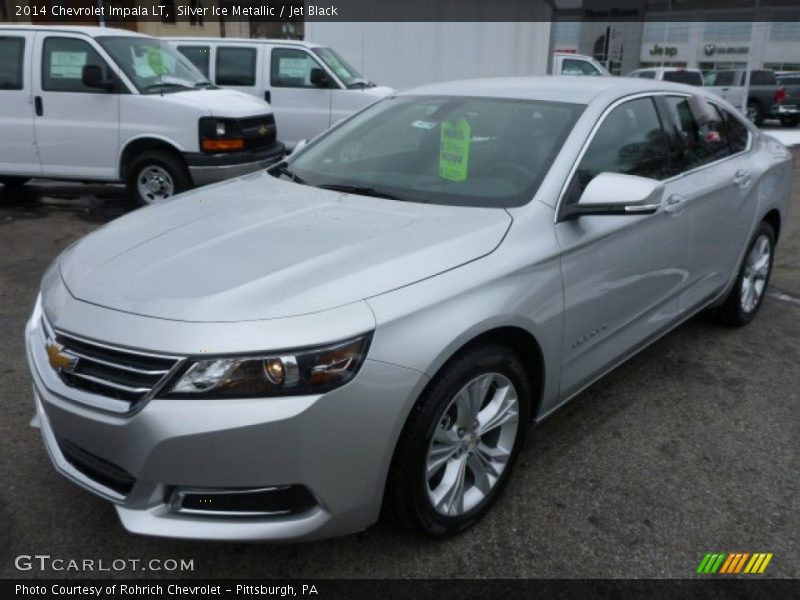 Silver Ice Metallic / Jet Black 2014 Chevrolet Impala LT