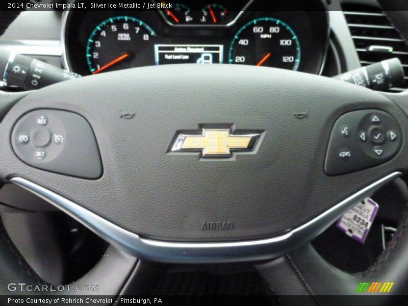 Silver Ice Metallic / Jet Black 2014 Chevrolet Impala LT