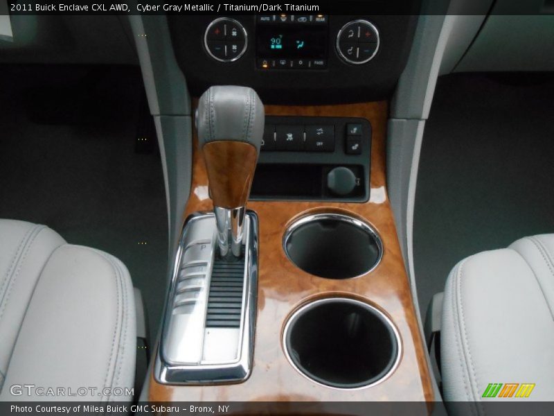 Cyber Gray Metallic / Titanium/Dark Titanium 2011 Buick Enclave CXL AWD