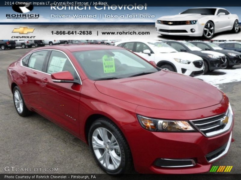 Crystal Red Tintcoat / Jet Black 2014 Chevrolet Impala LT