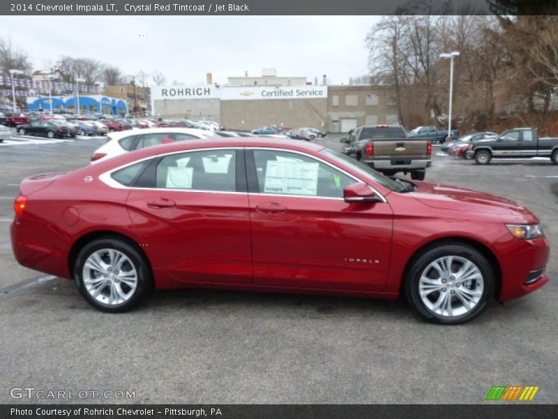 Crystal Red Tintcoat / Jet Black 2014 Chevrolet Impala LT