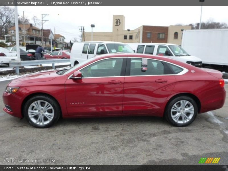 Crystal Red Tintcoat / Jet Black 2014 Chevrolet Impala LT