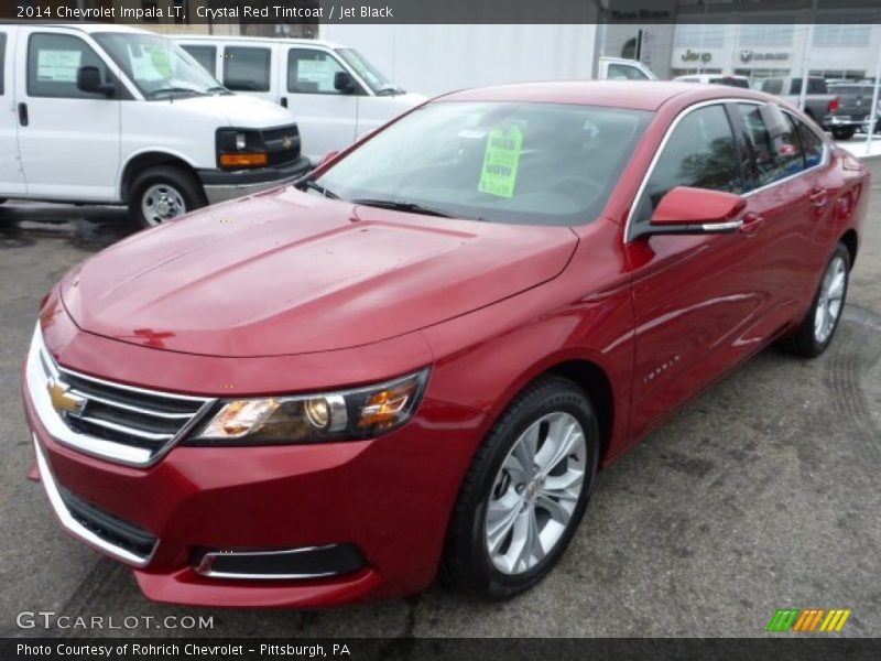 Crystal Red Tintcoat / Jet Black 2014 Chevrolet Impala LT