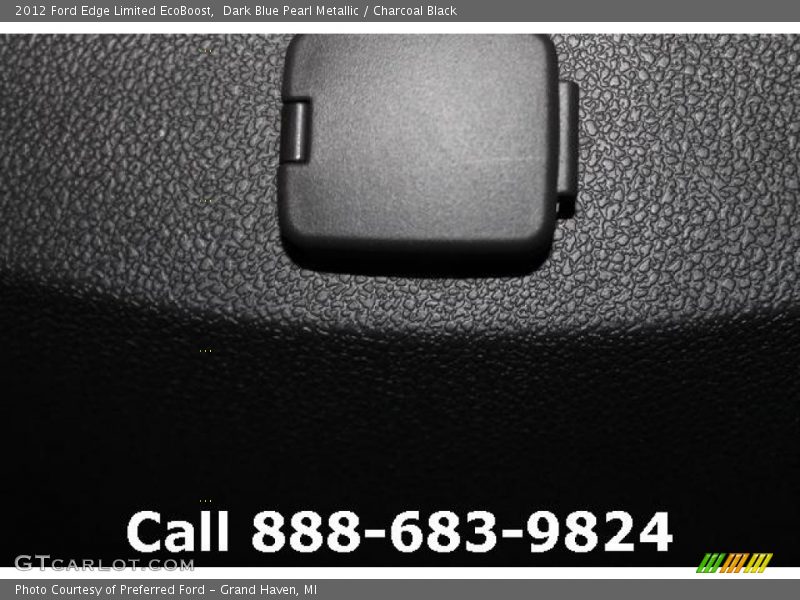 Dark Blue Pearl Metallic / Charcoal Black 2012 Ford Edge Limited EcoBoost