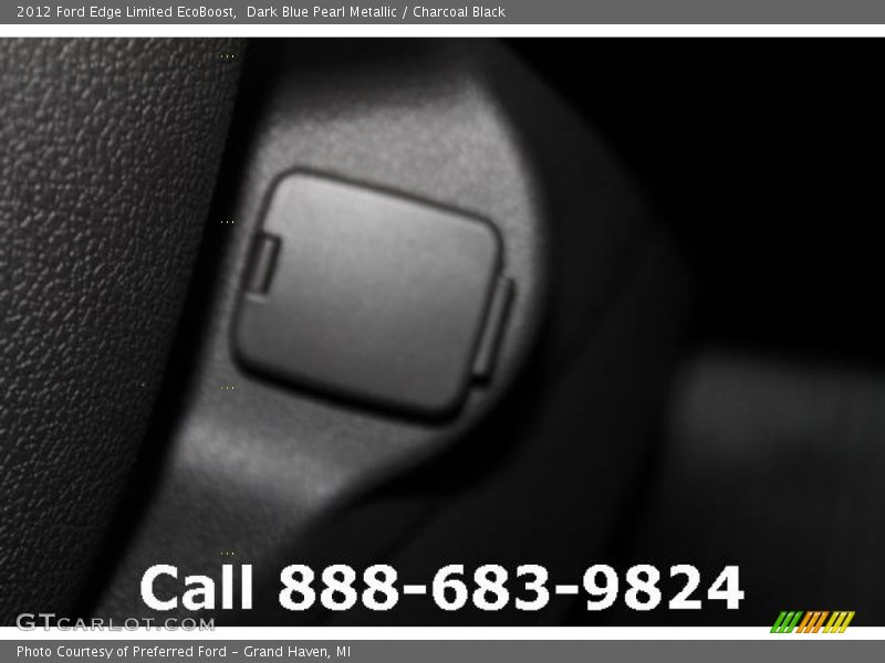 Dark Blue Pearl Metallic / Charcoal Black 2012 Ford Edge Limited EcoBoost