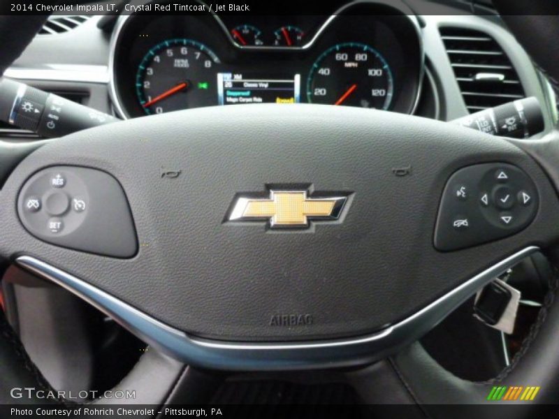 Crystal Red Tintcoat / Jet Black 2014 Chevrolet Impala LT