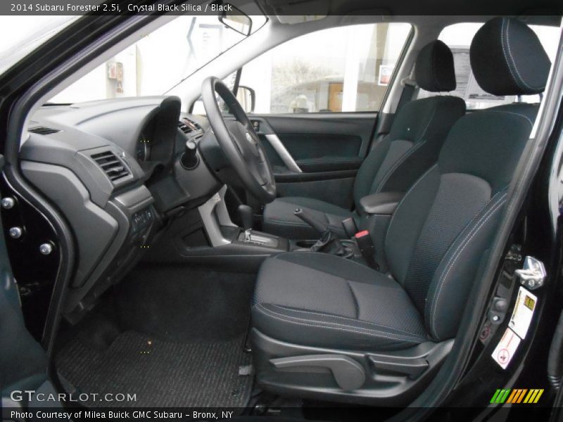 Crystal Black Silica / Black 2014 Subaru Forester 2.5i