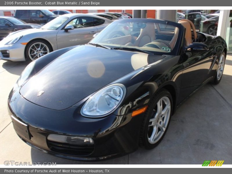 Cobalt Blue Metallic / Sand Beige 2006 Porsche Boxster