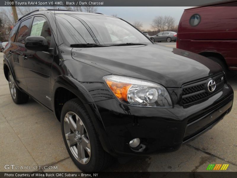 Black / Dark Charcoal 2008 Toyota RAV4 Sport V6 4WD