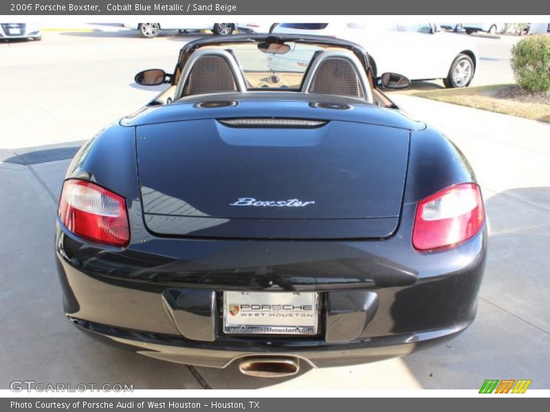 Cobalt Blue Metallic / Sand Beige 2006 Porsche Boxster
