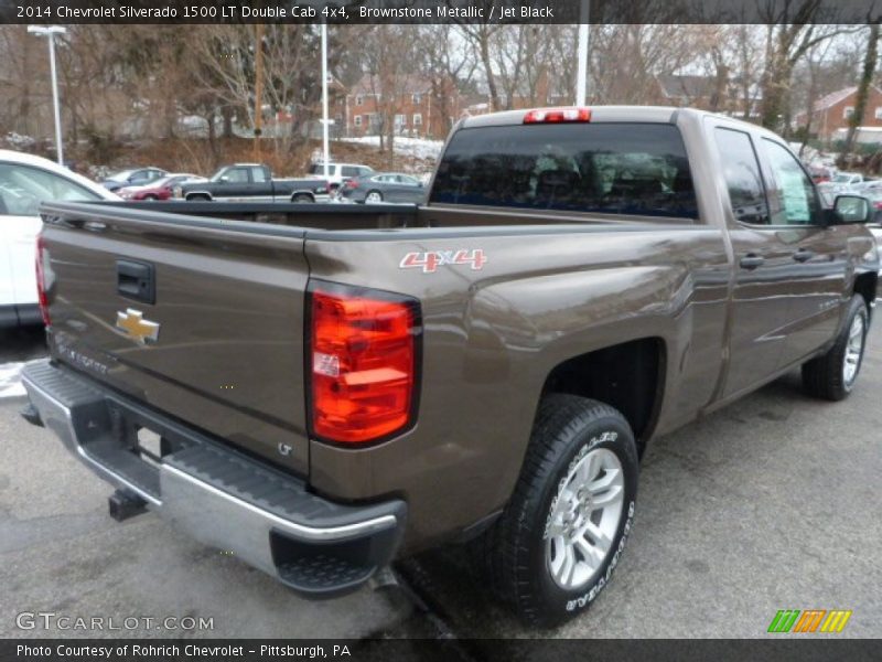 Brownstone Metallic / Jet Black 2014 Chevrolet Silverado 1500 LT Double Cab 4x4