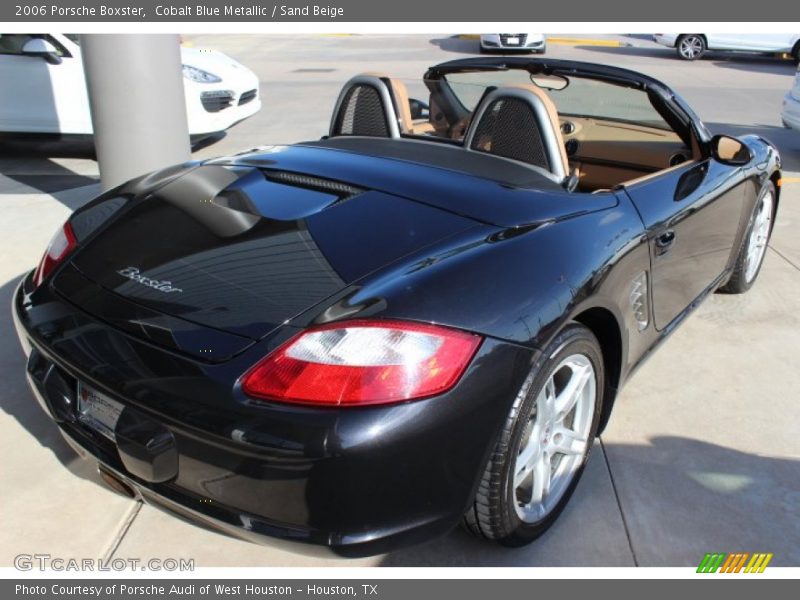 Cobalt Blue Metallic / Sand Beige 2006 Porsche Boxster