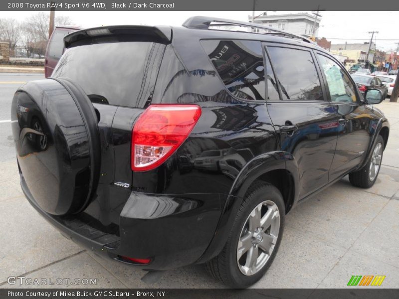 Black / Dark Charcoal 2008 Toyota RAV4 Sport V6 4WD