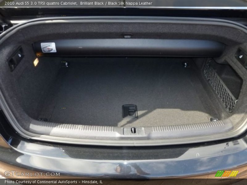 Brilliant Black / Black Silk Nappa Leather 2010 Audi S5 3.0 TFSI quattro Cabriolet
