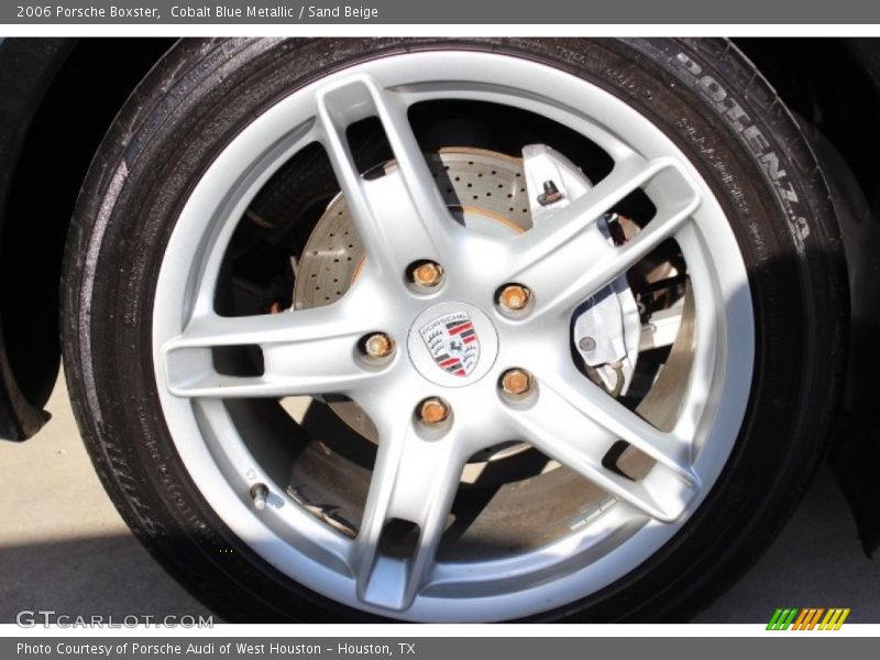 Cobalt Blue Metallic / Sand Beige 2006 Porsche Boxster