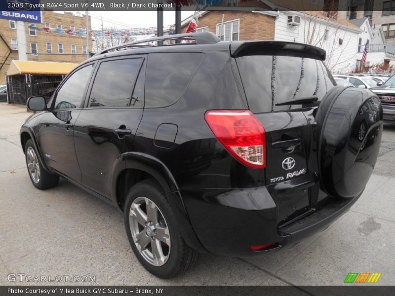 Black / Dark Charcoal 2008 Toyota RAV4 Sport V6 4WD