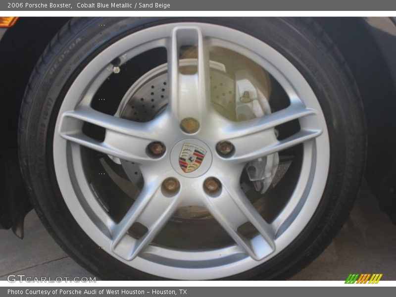 Cobalt Blue Metallic / Sand Beige 2006 Porsche Boxster