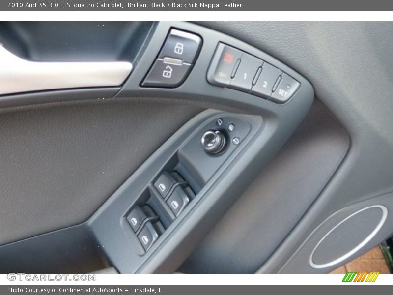 Brilliant Black / Black Silk Nappa Leather 2010 Audi S5 3.0 TFSI quattro Cabriolet