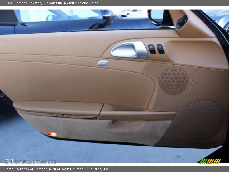 Cobalt Blue Metallic / Sand Beige 2006 Porsche Boxster