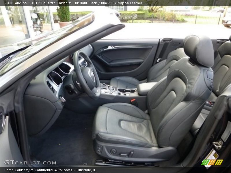 Brilliant Black / Black Silk Nappa Leather 2010 Audi S5 3.0 TFSI quattro Cabriolet