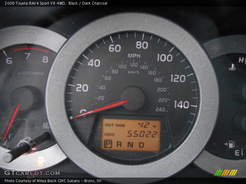 Black / Dark Charcoal 2008 Toyota RAV4 Sport V6 4WD
