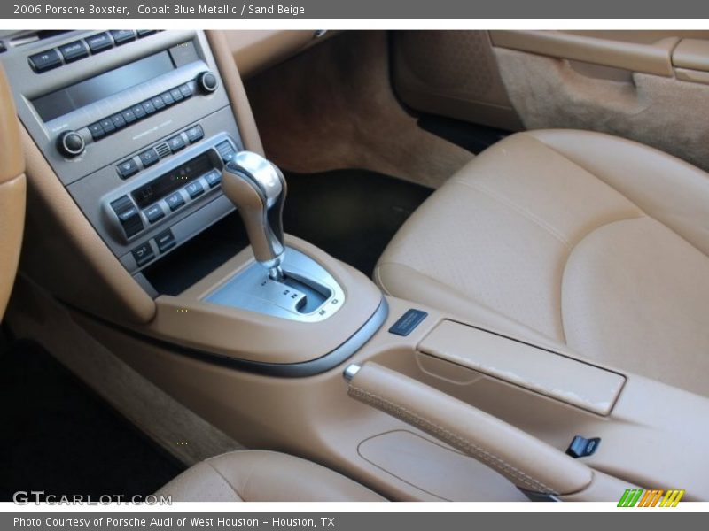 Cobalt Blue Metallic / Sand Beige 2006 Porsche Boxster