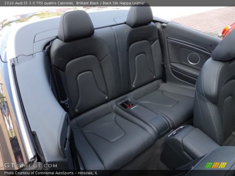 Brilliant Black / Black Silk Nappa Leather 2010 Audi S5 3.0 TFSI quattro Cabriolet