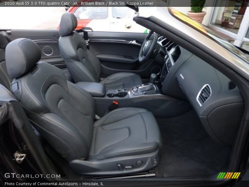 Brilliant Black / Black Silk Nappa Leather 2010 Audi S5 3.0 TFSI quattro Cabriolet