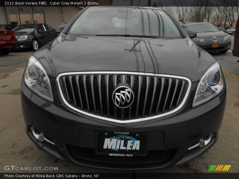 Cyber Gray Metallic / Ebony 2013 Buick Verano FWD