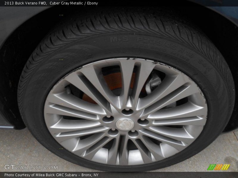 Cyber Gray Metallic / Ebony 2013 Buick Verano FWD