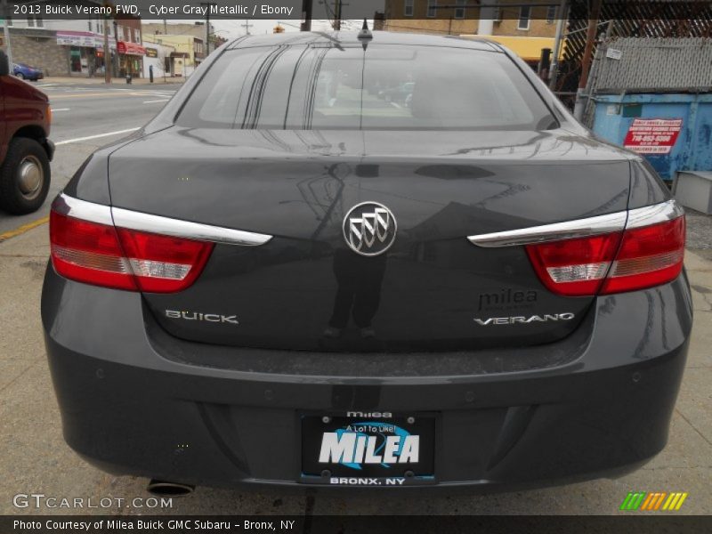 Cyber Gray Metallic / Ebony 2013 Buick Verano FWD