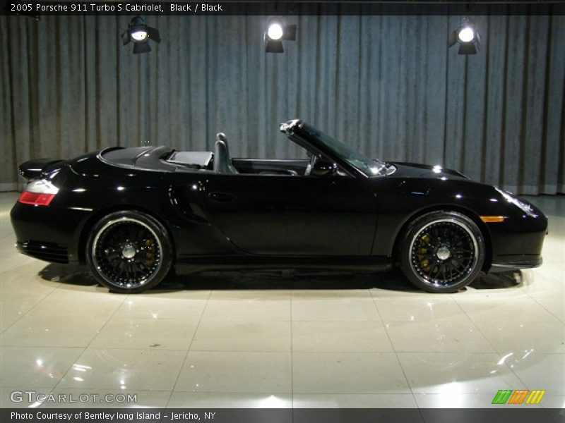 Black / Black 2005 Porsche 911 Turbo S Cabriolet