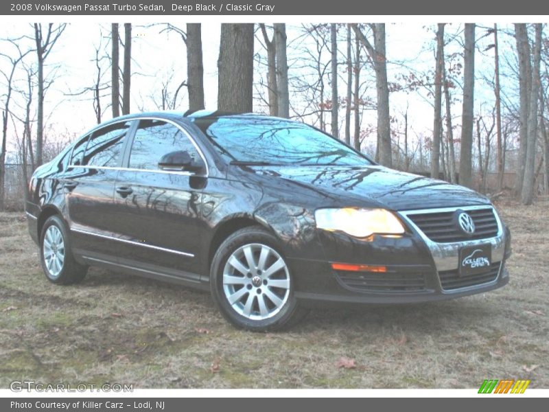Deep Black / Classic Gray 2008 Volkswagen Passat Turbo Sedan