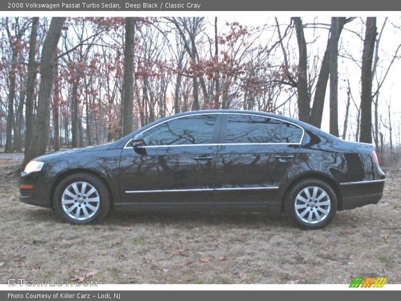 Deep Black / Classic Gray 2008 Volkswagen Passat Turbo Sedan