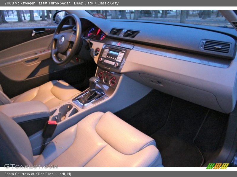Deep Black / Classic Gray 2008 Volkswagen Passat Turbo Sedan