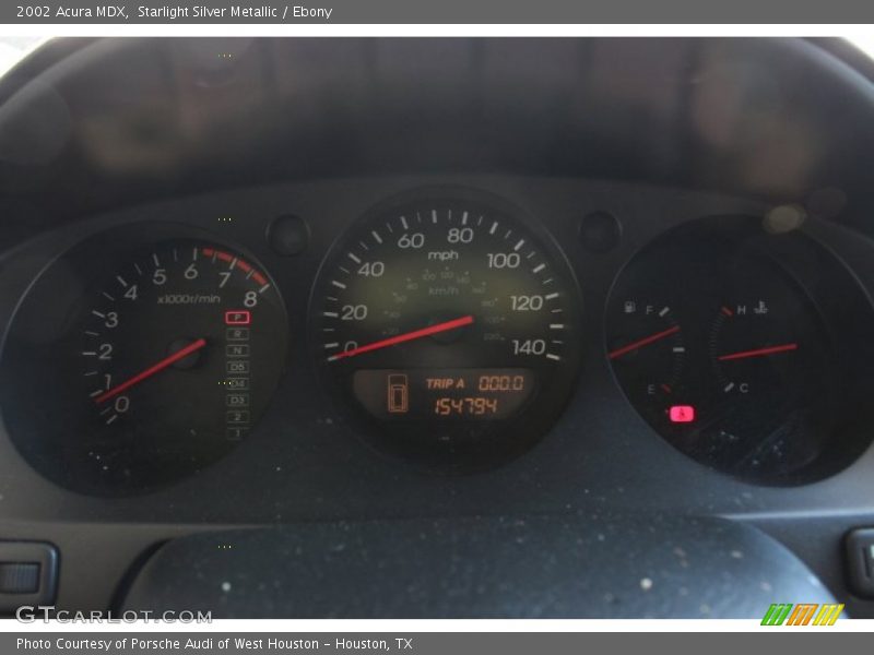 Starlight Silver Metallic / Ebony 2002 Acura MDX
