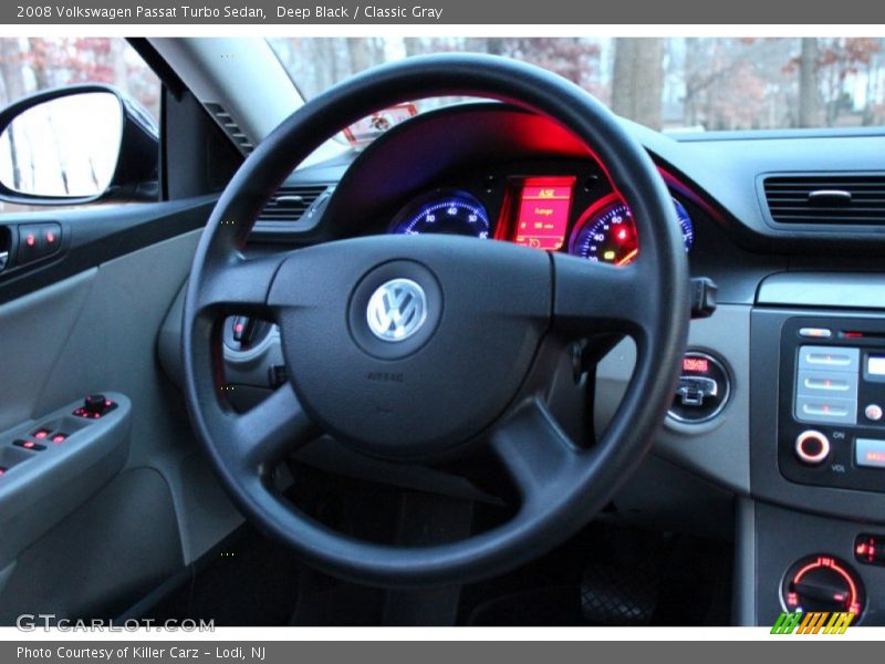 Deep Black / Classic Gray 2008 Volkswagen Passat Turbo Sedan