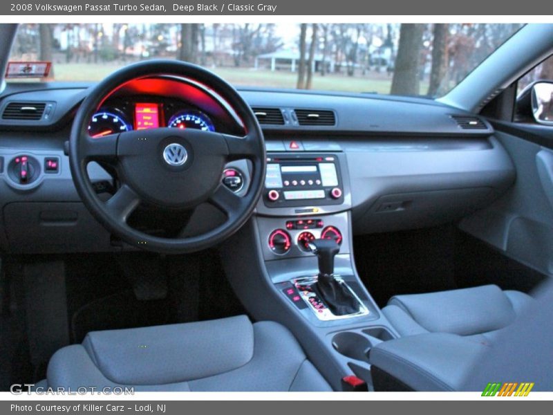 Deep Black / Classic Gray 2008 Volkswagen Passat Turbo Sedan
