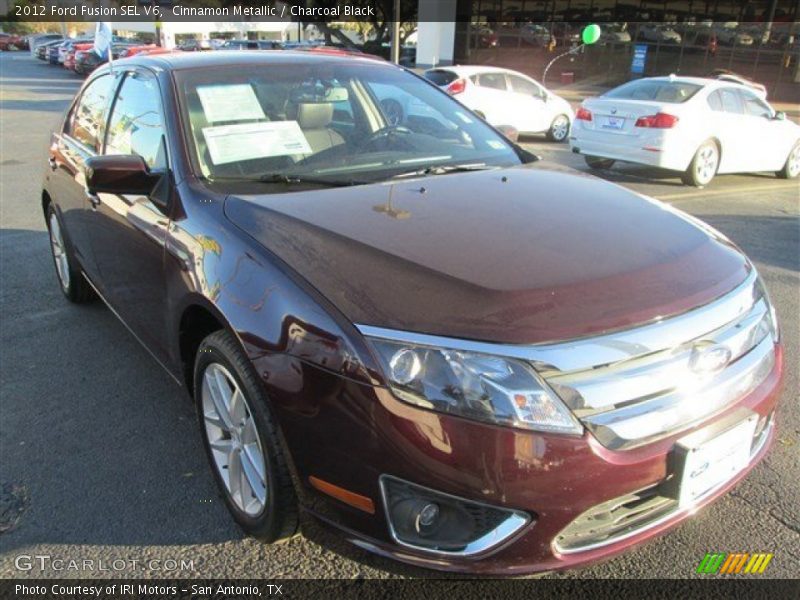 Cinnamon Metallic / Charcoal Black 2012 Ford Fusion SEL V6