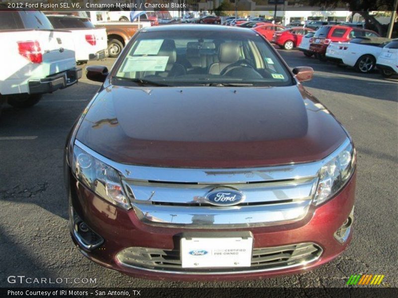 Cinnamon Metallic / Charcoal Black 2012 Ford Fusion SEL V6