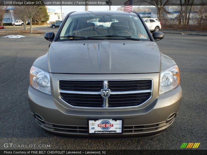 Light Khaki Metallic / Pastel Pebble Beige 2008 Dodge Caliber SXT