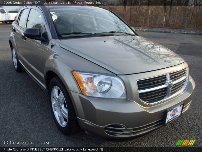 Light Khaki Metallic / Pastel Pebble Beige 2008 Dodge Caliber SXT